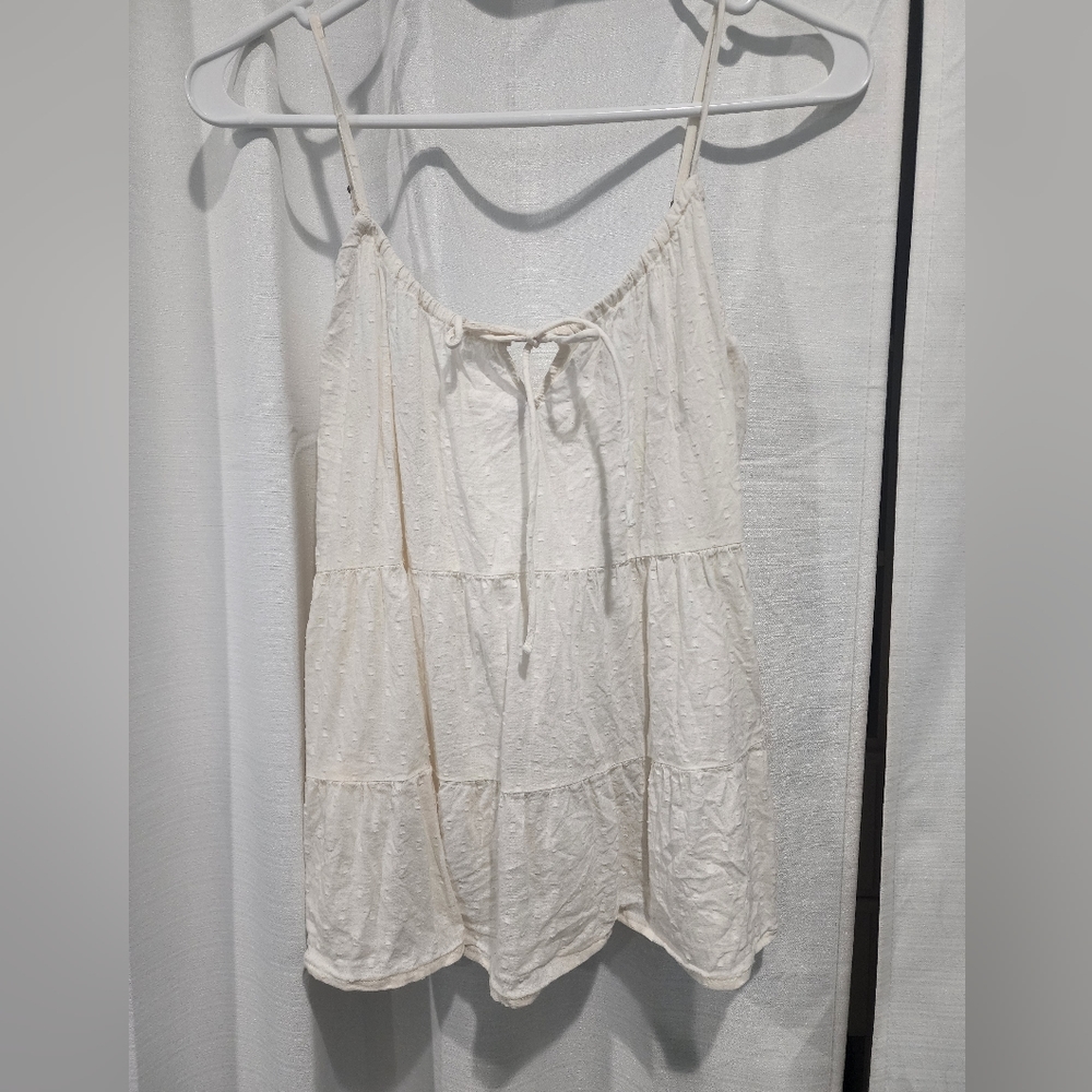 Cream Tank Top